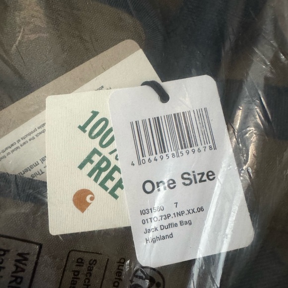 NWT Carhartt WIP Jack Duffle Bag - Picture 8 of 8